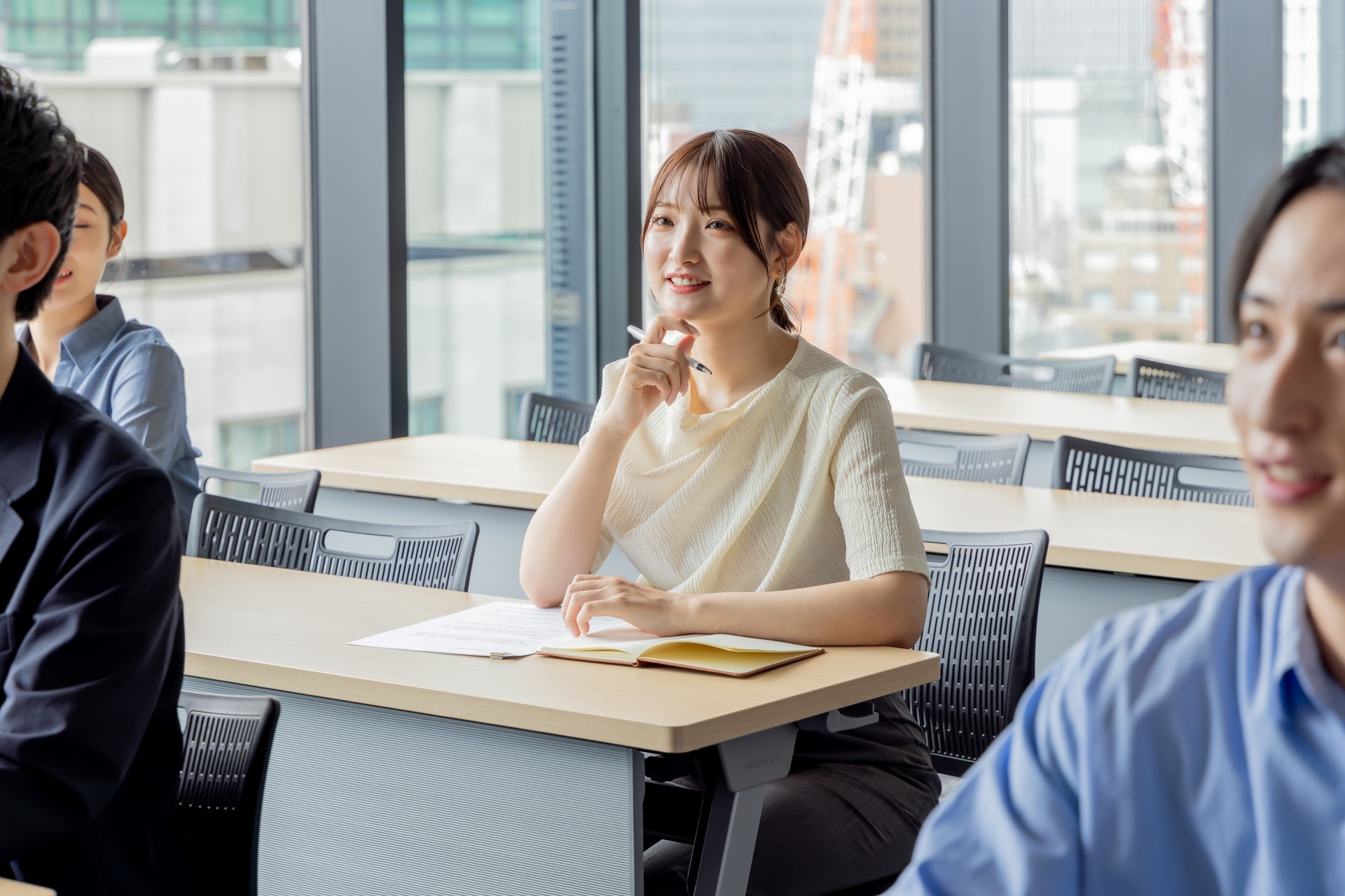 セミナー参加者の笑顔